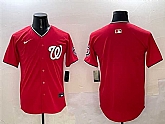 Men's Washington Nationals Blank Red Limited Stitched Jersey,baseball caps,new era cap wholesale,wholesale hats